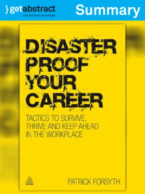 cover image of Disaster Proof Your Career (Summary)
